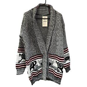 Texas Jacket Brand Women’s M / L Collared Aztec Sweater NEW